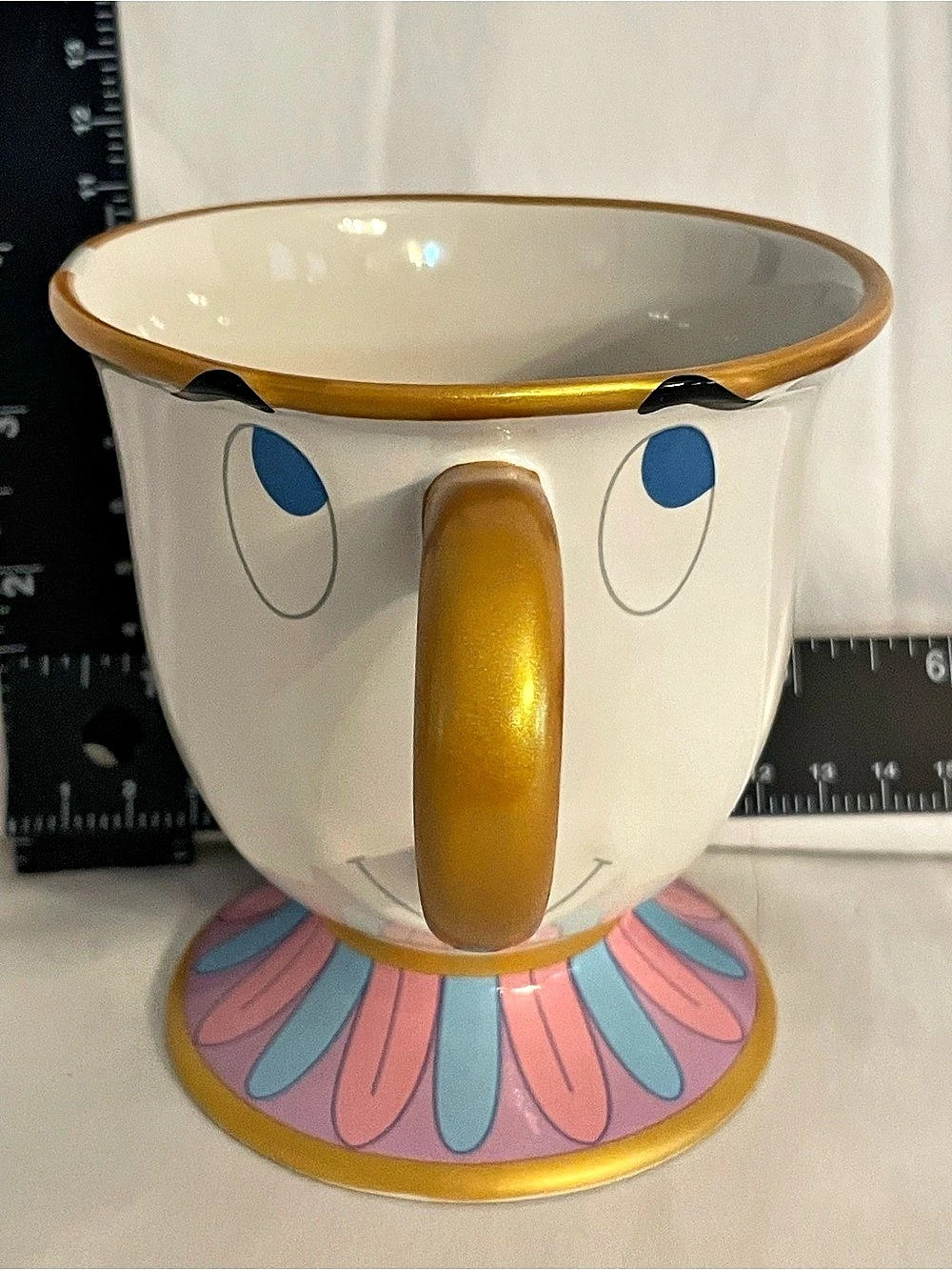 Disney Beauty and the Beast Chip Sculpted Ceramic Mug